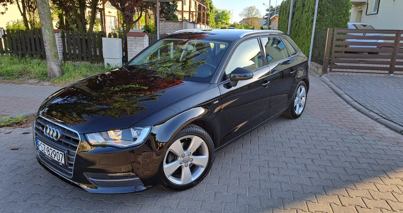 Audi A3 cena 54999 przebieg: 46000, rok produkcji 2013 z Szamotuły małe 497